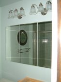 closet and sink after
